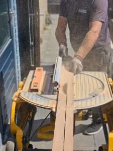Werkzaamheden van het houtwerk